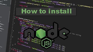 How to Install and Run a Node js Project