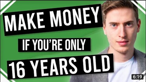 HOW TO MAKE MONEY ALOT OF MONEY AS A 16 YEAR OLD