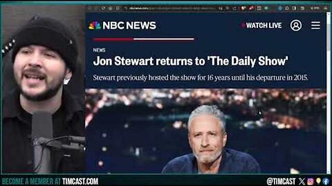 JON STEWART RETURNS TO THE DAILY SHOW, BUT STEWART GOT WOKE AND WENT BROKE, DESPERATE PLAY WILL FA..