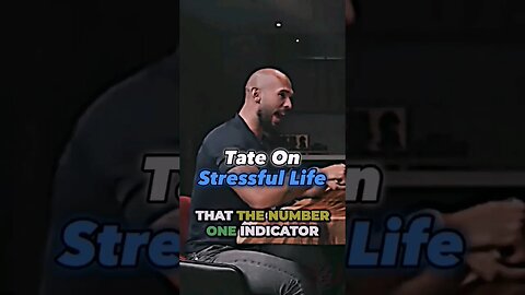 🔥Tate On Stressful Life😵 #andrewtate #shorts