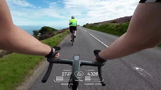 One Hour Indoor Cycling Video With Music | Virtual Bike Ride with me on Exmoor, UK