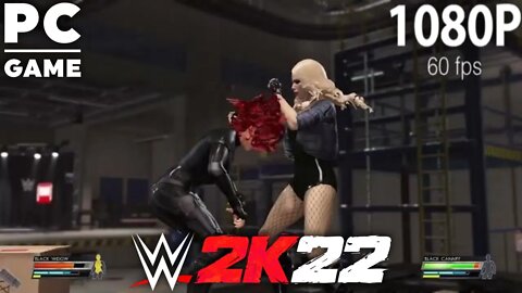 WWE 2K22 | BLACK WIDOW V BLACK CANARY! | Requested Backstage Brawl [60 FPS PC]