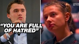 Ace Reacts To Kirk Triggering A HATEFUL Leftist Female #charliekirk