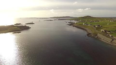 Aerial view unveils Irish hidden jewel