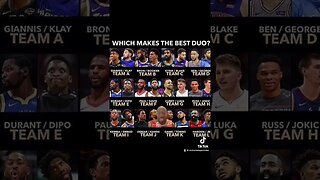 Which makes the best duo ? #basketball #nba #sports #fypシ #tiktok