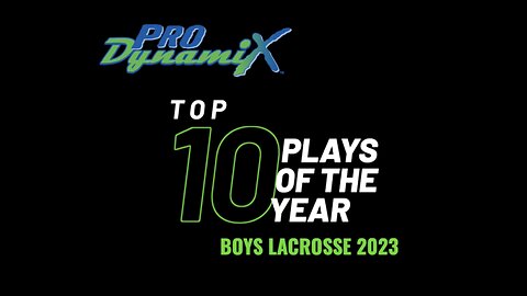 The 2023 Boys Lacrosse Plays of the Year by ProDynamix