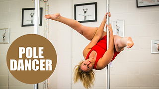 Amazing mum loses half her body weight after taking up pole dancing