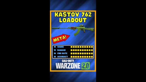 BEST Kastov 762 Loadout in Warzone 2 😲 #shorts