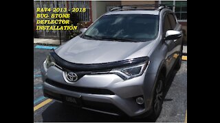 TOYOTA RAV4 2016 - 2018 BUG - STONE DEFLECTOR INSTALLATION