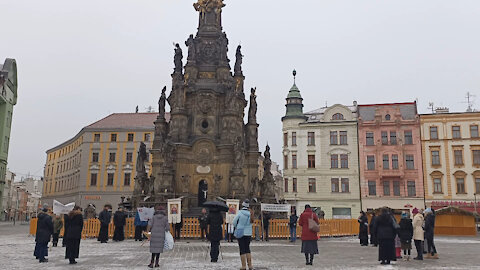 Vánoční manifestace Olomouc 25.12.2021