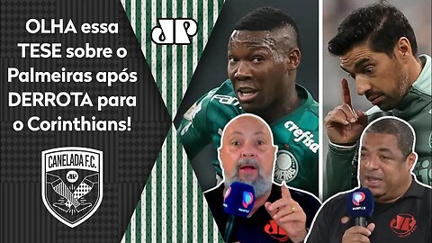 "Eu TAVA VENDO o jogo contra o Corinthians e SENTI que o Palmeiras..." OLHA essa TESE!