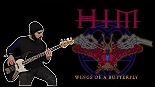 HIM - Wings of A Butterfly Bass Cover (Tabs)