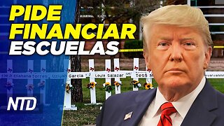 Trump pide financiar escuelas en lugar de guerra; Legislación busca evitar extralimitación de OMS