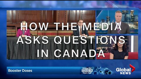 How the news media asks questions in Canada