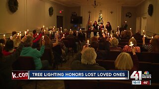 Tree lighting honors lost loved ones