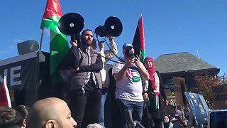 "THIS IS NOT A WAR, IT'S AN ETHNIC CLEANSING!!!" Pro Palestine Protest Milwaukee