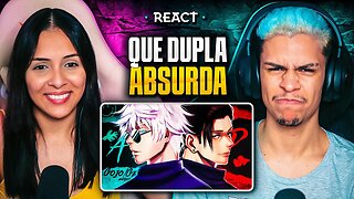 ANIRAP ft. M4RKIM - Gojo e Geto | Caminhos Opostos | [React em Casal] 🔥