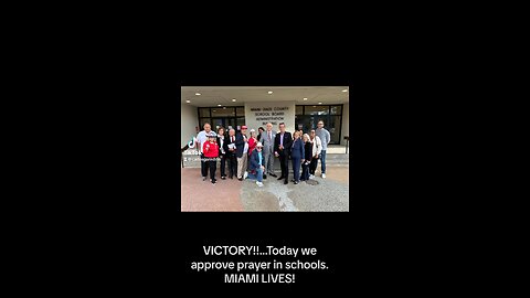 Victory…We approve prayer in schools!!