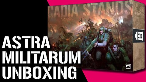 Unboxing CADIA STANDS army set | Warhammer 40k