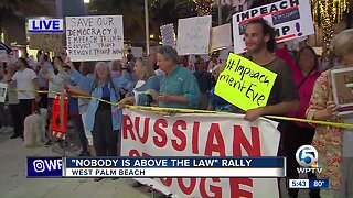 Impeachment rally held in West Palm Beach