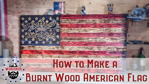 How to make a HUGE wooden American Flag