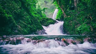 "Transcendental River Melodies: Soothing Sounds for Relaxation"