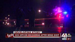 1 KCK officer recovering in hospital, another released after overnight shooting
