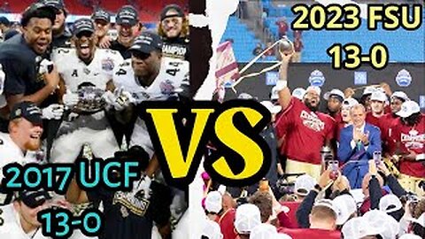 If Florida State DESERVES a share of the National Championship.. WHY NOT UCF in 2017?