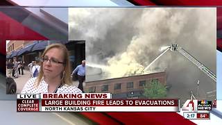 Crews battle 3-alarm fire in North Kansas City