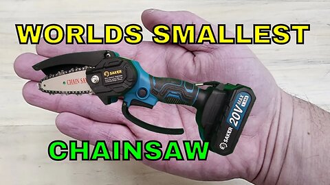 Mini Chainsaw Cordless battery powered