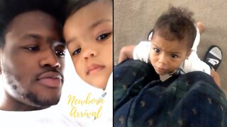 DC Youngfly's Daughter Nala Will Not Let Daddy Leave! 🙅🏾‍♂️