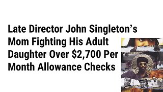 $2700 A MONTH IS KILLING JOHN SINGLETONS FAMILY