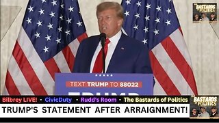 BREAKING NEWS: "TRUMP SPEAKS FROM MAR-A-LAGO AFTER TUESDAY'S ARRAIGNMENT IN NEW YORK! (04.04.23)"