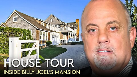 Billy Joel | House Tour | $23 Million Oyster Bay Mansion & More