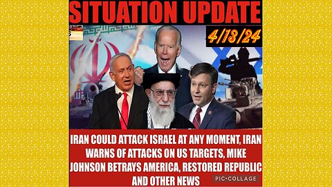 SITUATION UPDATE 4/13/24- AI System Used To Bomb Gaza,Global Financial Crises,Cabal/Deep State Mafia