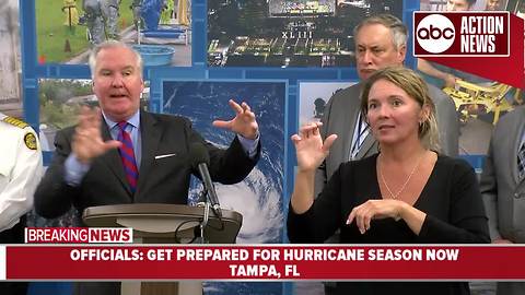 City of Tampa officials ask residents to prepare now for upcoming hurricane season | News Conference