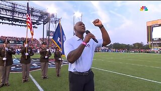 Hall of Famer DeMarcus Ware Sings The National Anthem