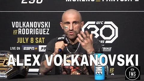 Alex Volkanovski very confident ahead his UFC 290 main event against Yair Rodriguez Media Day