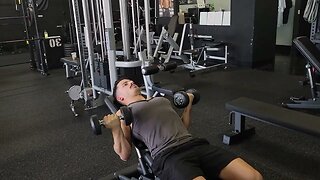 Dumbbell Incline Bicep Curls