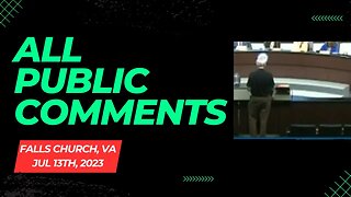 All Public Comments - Fairfax High School FCPS Board Meeting (07-13-2023)