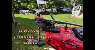 Kayak Trolling Motor build and install