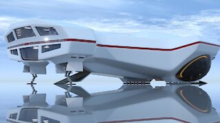 Hammerhead Spaceship - Work in Progress (sci-fi animation)