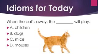 How to learn English: Idioms for Today