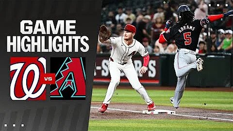 Nationals vs D-backs / Game Highlights (7/31/24) / MLB Highlights