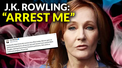 J.K. Rowling Challenges HATE SPEECH Law, Calls Out Trans PREDATORS