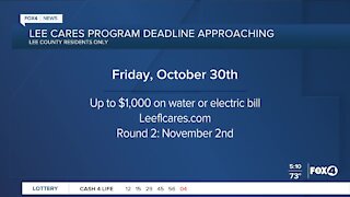 Deadline for Lee Cares program