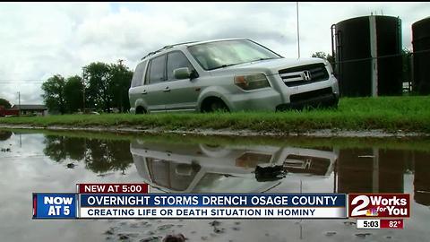 Overnight storms drench Osage County