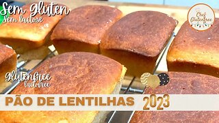 🎅🏻 Pão de Lentilhas para a virada do Ano - Sem Glúten, Sem farinha, Sem Ovo e Sem Lactose -vegano