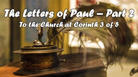 "OnFire Cafe" Paul's Letters to Corinth 3 of 5