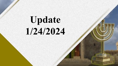 Update for 1/26/2024 Service